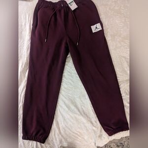 NWT Nike men's size XL burgundy sweatpants
